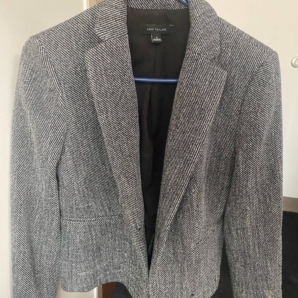Ann Taylor Gray Blazer for women